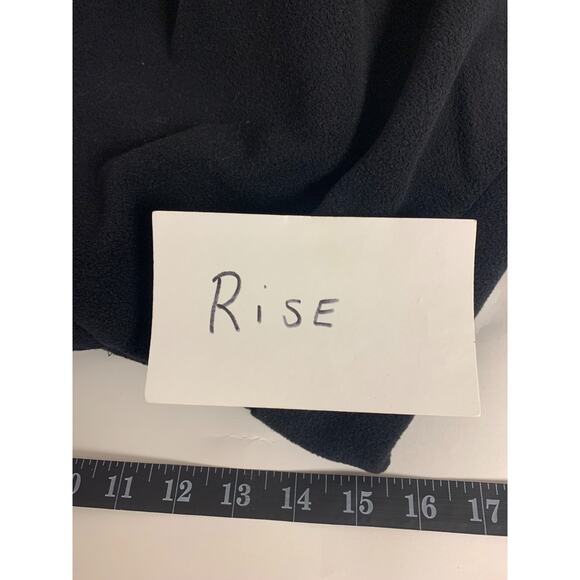 Cabelas Pants Men Large Black Fleece Stirup Winter Sports Hiking Hunting Warm - Picture 8 of 10